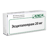 ЭСЦИТАЛОПРАМ таб п/об 20мг 30 шт.