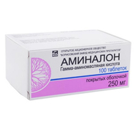 АМИНАЛОН таб п/об 250мг 100 шт.