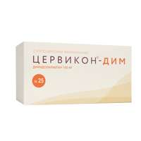 ЦЕРВИКОН-ДИМ супп. ваг. 100мг 25 шт.