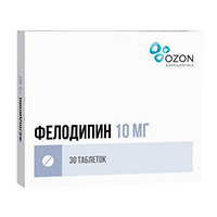ФЕЛОДИП таб п/об. 10мг 30 шт.
