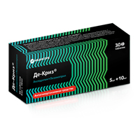 ДЕ-КРИЗ таб 5мг+10мг 30 шт.