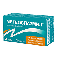 МЕТЕОСПАЗМИЛ капс. 60мг+300мг 30 шт.