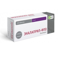 ЭНАЛАПРИЛ таб 5мг 20 шт.