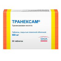 Транексам таб. п/пл. об. 500мг №30