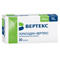 ЛОРАТАДИН таб 10мг 30 шт.
