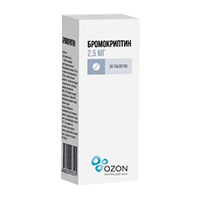 БРОМОКРИПТИН таб 2.5мг 30 шт.