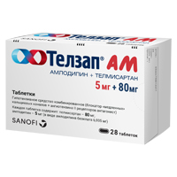 ТЕЛЗАП АМ таб 5мг+80мг 28 шт.