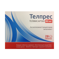 ТЕЛПРЕС таб 80мг 28 шт.