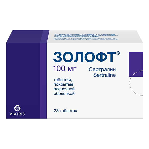 ЗОЛОФТ таб п/об 100мг 28 шт.
