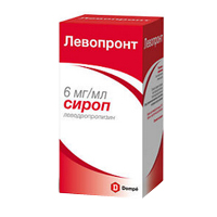 ЛЕВОПРОНТ сироп (фл.) 6мг/мл - 120мл 1 шт.