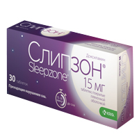 СЛИПЗОН таб п/об 15мг 30 шт.