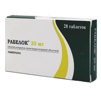 РАБЕЛОК таб п/об 20мг n28