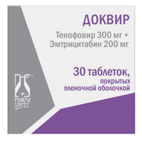 ДОКВИР таб п/об 300мг+200мг 30 шт.