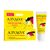 Азудол гель после укусов насекомых 20мл