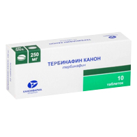 ТЕРБИНАФИН таб 250мг 10 шт.