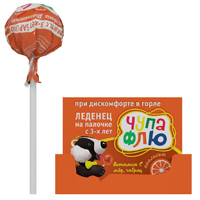 БАРСУКОР Чупа-Флю леденец на палочке
