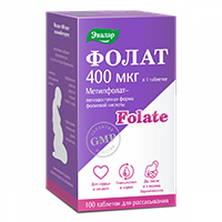 ФОЛАТ таб 400мкг 50 шт.
