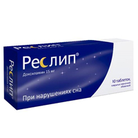 Реслип таб. п/пл. об. 15мг №30