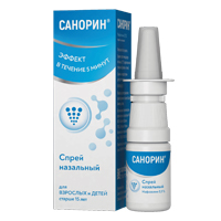 САНОРИН спрей наз. (фл.) 0.1% - 10мл 1 шт.