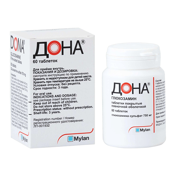 ДОНА таб п/об 750мг 60 шт.