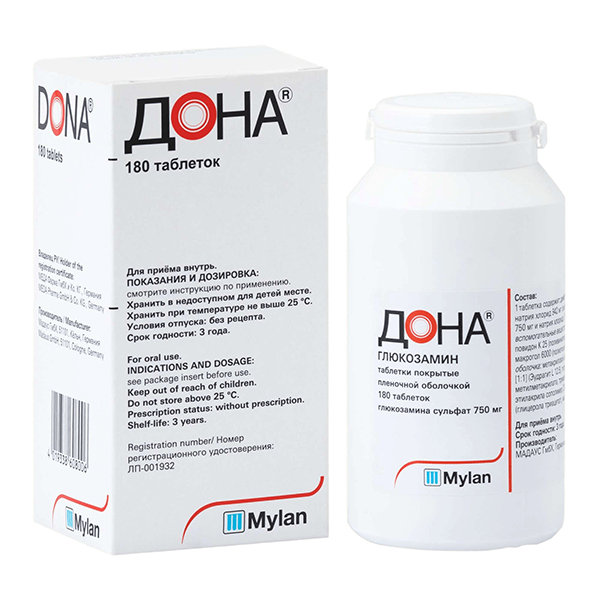 ДОНА таб п/об 750мг n180