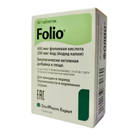 ФОЛИО таб 90 шт. ФОЛИО таб 90 шт.