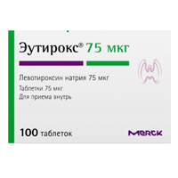 ЭУТИРОКС таб 75мкг 100 шт.