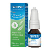 САНОРИН С МАСЛОМ ЭВКАЛИПТА капли назал. (фл.) 0.1% - 10мл n1
