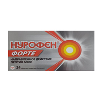 НУРОФЕН ФОРТЕ таб п/об 400мг 24 шт.