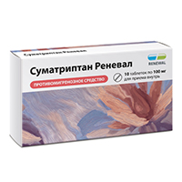 Суматриптан Реневал таб. п/пл. об. 100мг №2
