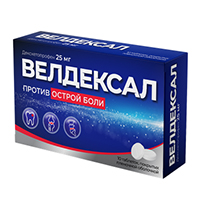 ВЕЛДЕКСАЛ таб п/об 25мг n10