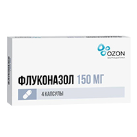 ФЛУКОНАЗОЛ капс. 150мг 4 шт.