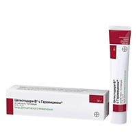 ЦЕЛЕСТОДЕРМ-В С ГАРАМИЦИНОМ мазь (туба) 0.1% 30г