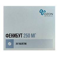 ФЕНИБУТ таб 250мг 20 шт.