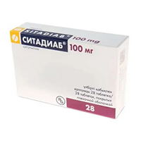 СИТАДИАБ таб п/об 100мг n28