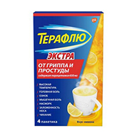 ТЕРАФЛЮ ЭКСТРА пор. (саше) 4 шт.