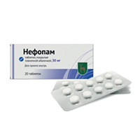 НЕФОПАМ таб п/об 30мг 20 шт.