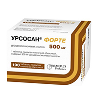 УРСОСАН ФОРТЕ таб п/об 500мг 100 шт.
