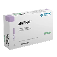 АВИАНДР таб п/об 20мг 30 шт.