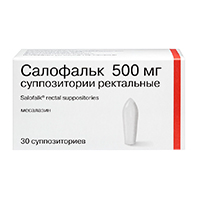 САЛОФАЛЬК свечи 500мг 30 шт.