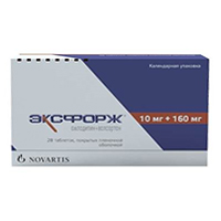 ЭКСФОРЖ таб п/об 10мг+160мг 28 шт.