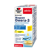 ДОППЕЛЬГЕРЦ АКТИВ ОМЕГА-3 КОНЦЕНТРАТ р-р (фл.) 100мл