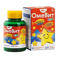 ОМЕВИТ Кидс мармелад жев. 30 шт.