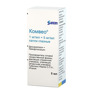 КОМВЕО капли гл. (фл-кап.) 1мг/мл+5мг/мл - 5мл КОМВЕО капли гл. (фл-кап.) 1мг/мл+5мг/мл - 5мл