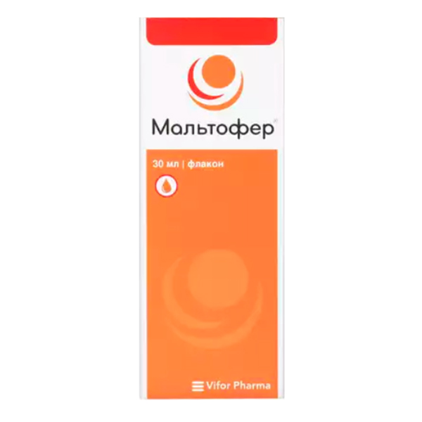 Мальтофер фл.-кап.(капли д/приема внутрь) 50мг/мл 30мл №1