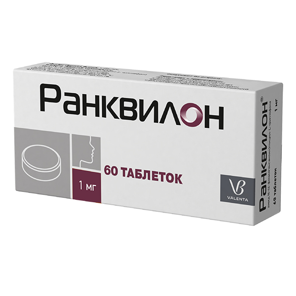 РАНКВИЛОН таб 1мг 60 шт. РАНКВИЛОН таб 1мг 60 шт.