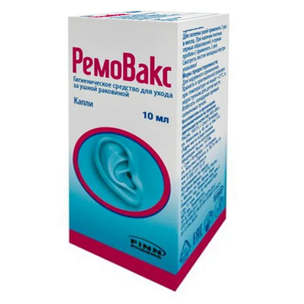 РЕМО-ВАКС капли ушные 20мл