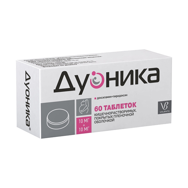 ДУОНИКА таб п/об 10мг+10мг 60 шт. ДУОНИКА таб п/об 10мг+10мг 60 шт.