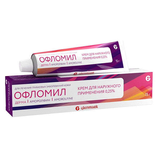 ОФЛОМИЛ ДЕРМА крем (туба) 0.25% - 15г 1 шт.