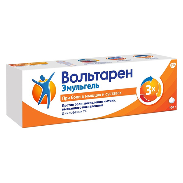 ВОЛЬТАРЕН эмульгель (туба) 1% - 100г 1 шт.